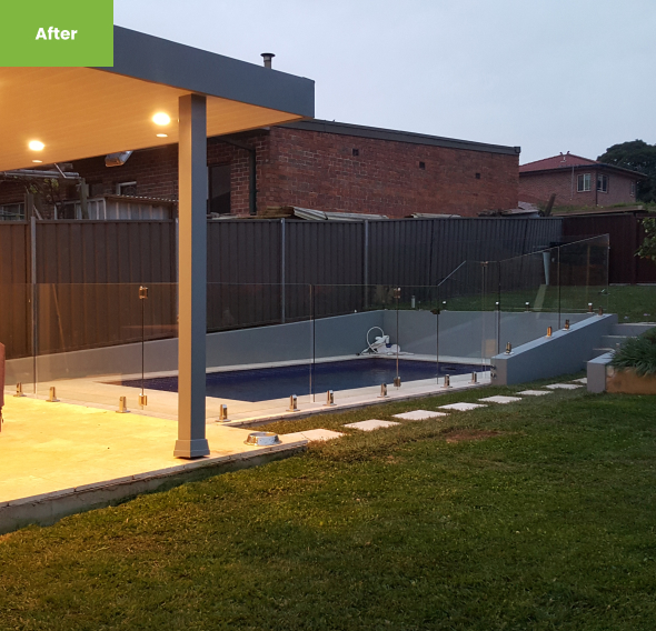 Concord backyard renovation by Inside Out & About